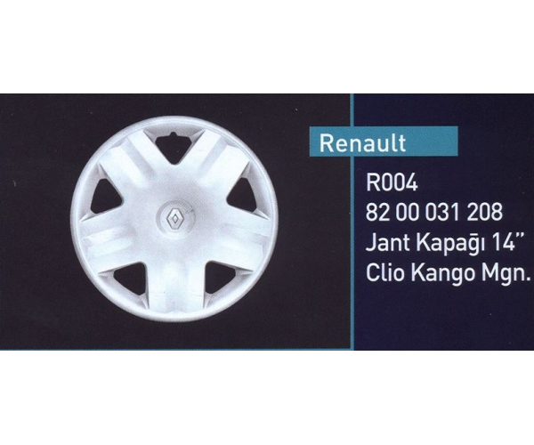 KANGOO CLİO MEGANE JANT KAPAĞI 14 İNC 1 ADET GLD-TR004