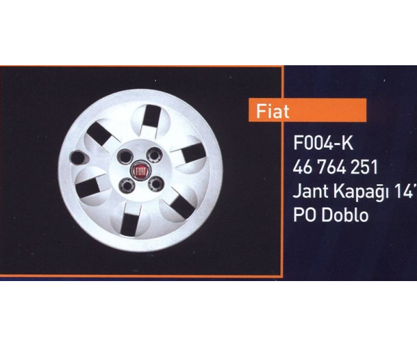 FİAT DOBLO JANT KAPAĞI 14 İNC ( 1 ADET ) GLD-TF004K