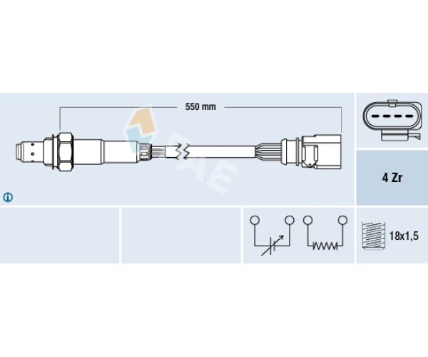 AUDİ A3 1.6 1.4 TFSI OKSİJEN LAMBDA SENSÖRÜ 6A906262BS 6E906265Q