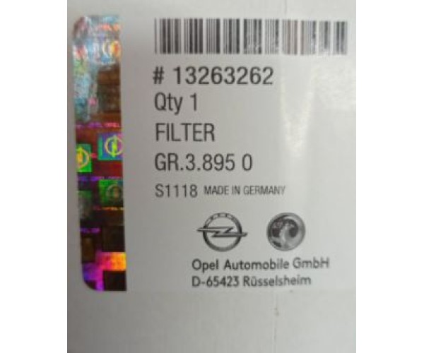 Opel Astra J 1.3 - 1.6 Dizel Mazot Filtresi 5818085 - 13263262