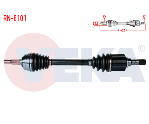 DACİA DUSTER 1.5 DCI 4X4 ÖN SOL AKS KOMPLE 2012 SONRASI 391001162R 7701209990