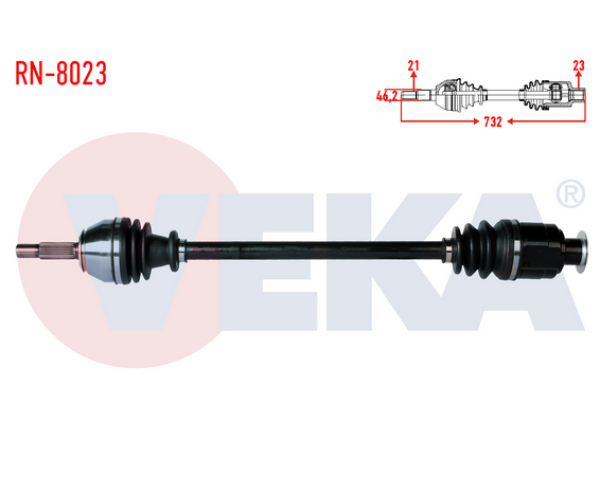 R19 EUROPA 1.4 ÖN SAĞ AKS KOMPLE 1988-2001 ARASI 7701349874 7701349972