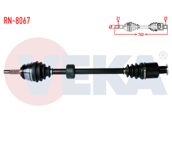 DACIA LOGAN 1.4 ÖN SAĞ AKS KOMPLE 2004-2012 ARASI 6001547029 391000620R