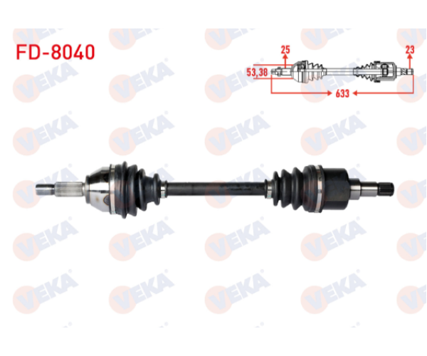 FORD FOCUS 1 - I 1.4i 16v ÖN SOL AKS KOMPLE 1998-2004 ARASI 1063498 4N113A327AA