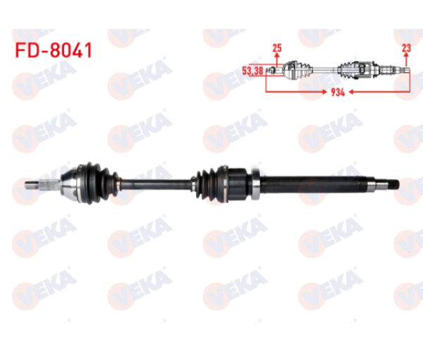 FORD FOCUS 1 (DAW,DBW) 1.4i 16v ÖN SAĞ AKS 1998-2004 ARASI 4N113A327AA 1063498