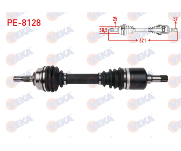 PEUGEOT 307 2.0 HDi SOL ÖN AKS KOMPLE 2003-2009 ARASI 3272.FT 3272.FV 3272.SV