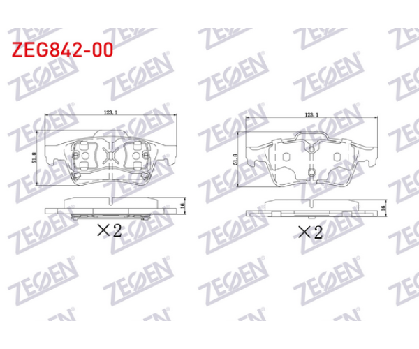 FOCUS 1.6 TDCI 1.6 TI-VCT 2011-2015 / VECTRA C 2.0 DTI ARKA FREN BALATA TAKIMI 4387374