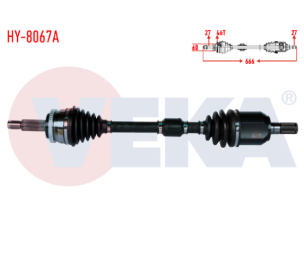 HYUNDAİ İ30 (GD) 1.6 CRDI SOL ÖN AKS KOMPLE 2011-2017 ARASI ABSLİ 49500-1K400