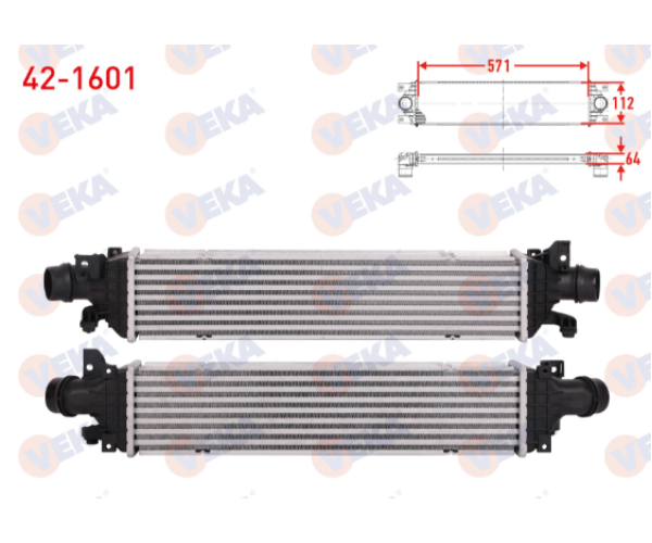 CHEVROLET AVEO T300 1.3 D TURBO RADYATÖRÜ İNTERCOOLER 2011-2014 ARASI 96943741 95199556