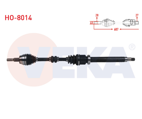 HONDA CİVİC (FC) 1.5 RS SAĞ ÖN AKS KOMPLE A-T 2016 SONRASI 44305TBCA51 44305-TBC-A51