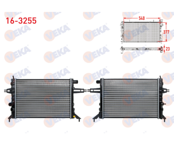 OPEL ASTRA G 1.6 16v SU RADYATÖRÜ MEKANİK AC- M-T 1998-2005 ARASI 9202492 90770726