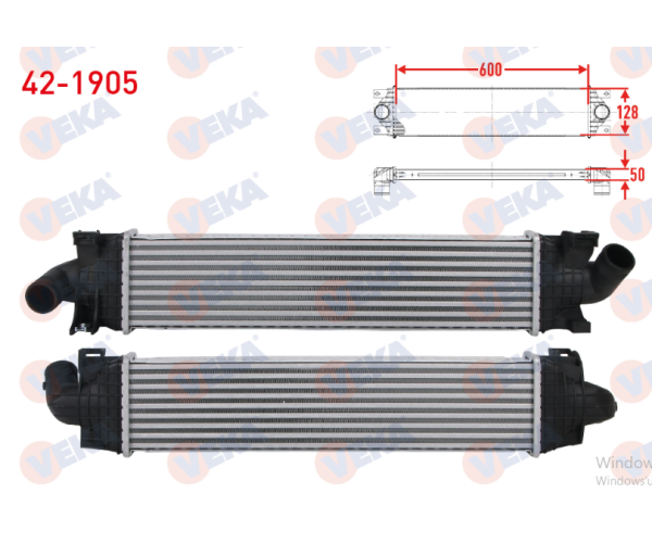 FORD FOCUS II (DA) 1.6 TDCI TURBO RADYATORU (INTERCOOLER) 2004-2011 ARASI