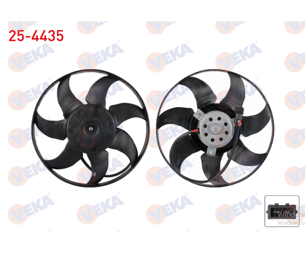 VW TRANSPORTER T4 2.5 TDI FAN MOTORU (70XB,70XC,7DB,7DW) 1990-2003 ARASI 7D0959455M