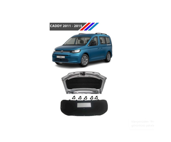 VW CADDY MOTOR KAPUT İZOLASYON KEÇESİ + KLİPS 2011-2015 ARASI 1T0863831F