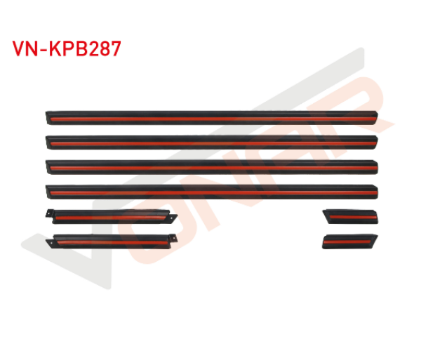 R9 BROADWAY / R11 FLASH KAPI ÇEVRE BANDI TAKIMI ORTASI KIRMIZI / VN-KPB287