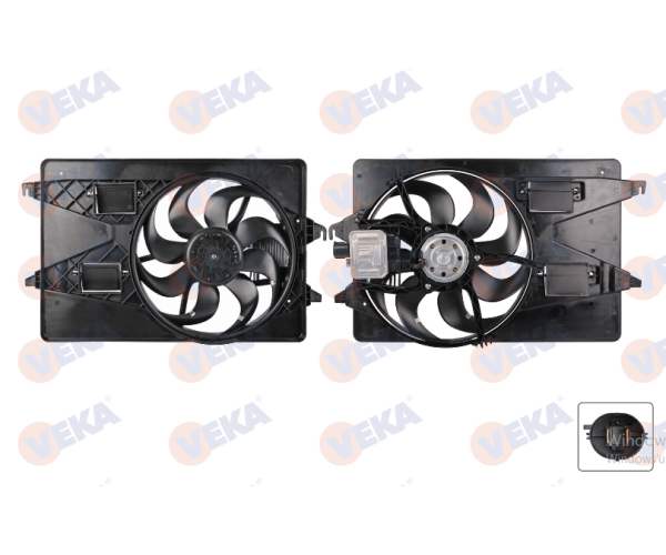 FORD MONDEO 3 - III 2.0 TDCI FAN MOTORU DAVLUMBAZLI 2000-2007 ARASI GP.25-1909