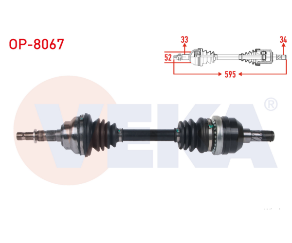 OPEL ASTRA G 2.0 16v ÖN SOL AKS KOMPLE 1998-2005 ARASI GP.OP-8067