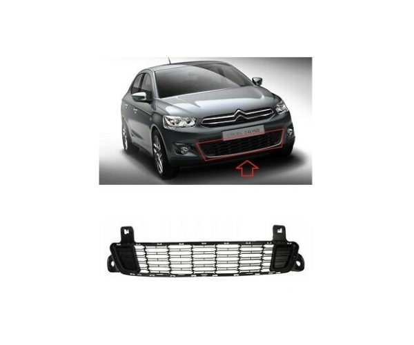 Citroen C-Elysee Ön Tampon Alr Izgarası 2012-2017 Arası 9676958280 TAI007