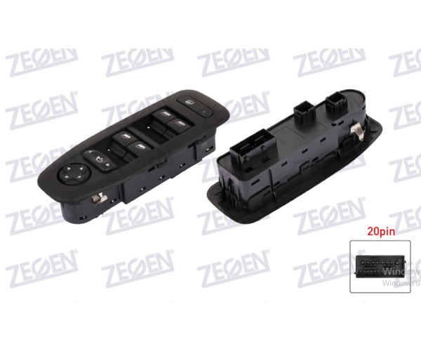 PEUGEOT 2008 I SOL ÖN CAM AÇMA DÜĞMESİ 2013-2019 ARASI 96749624ZD